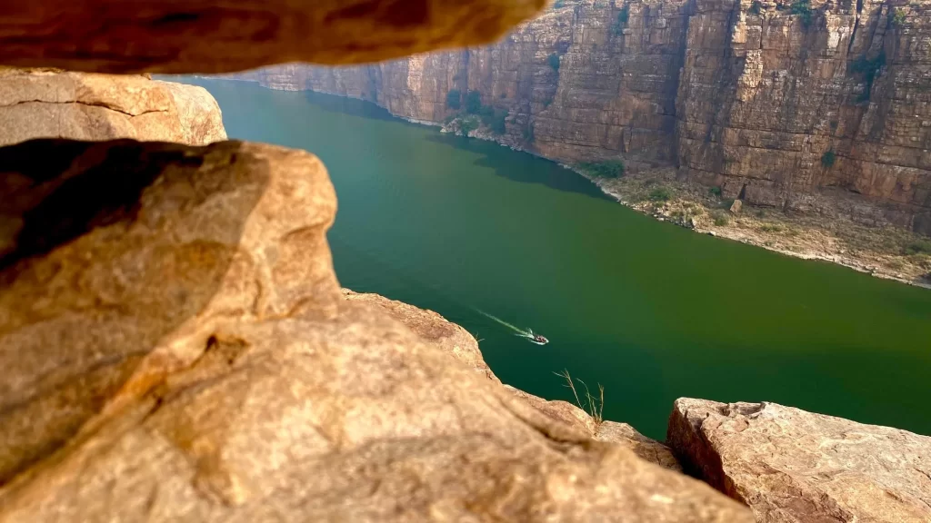 Gandikota River boat