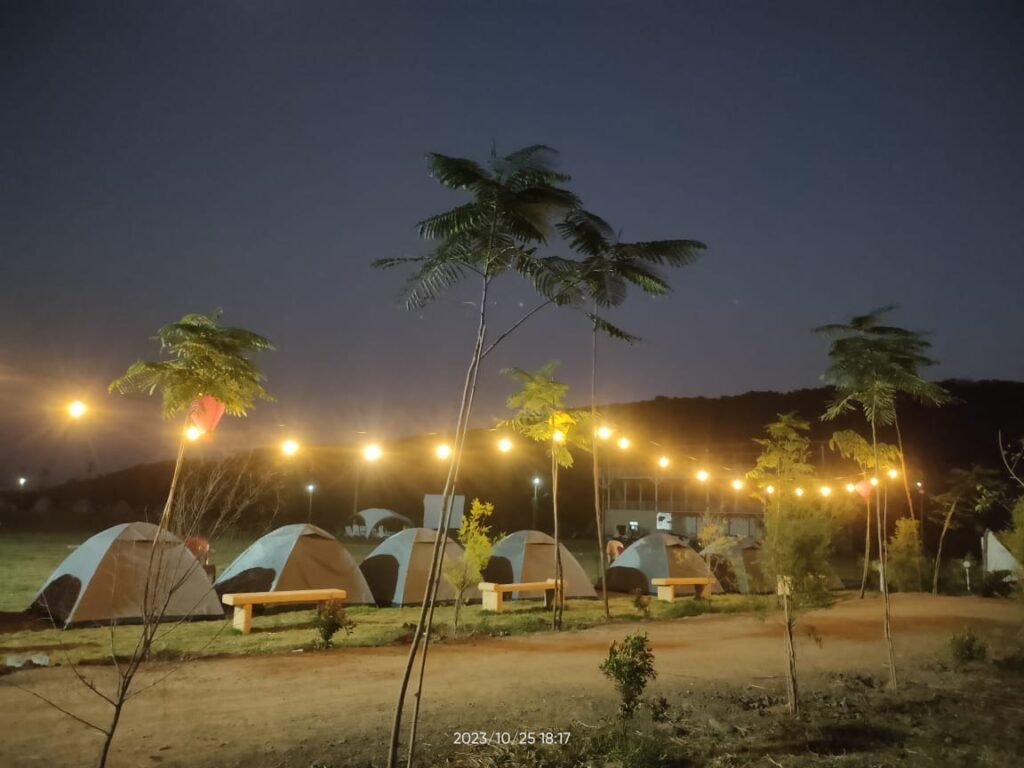 ananthagiri hills camping at night