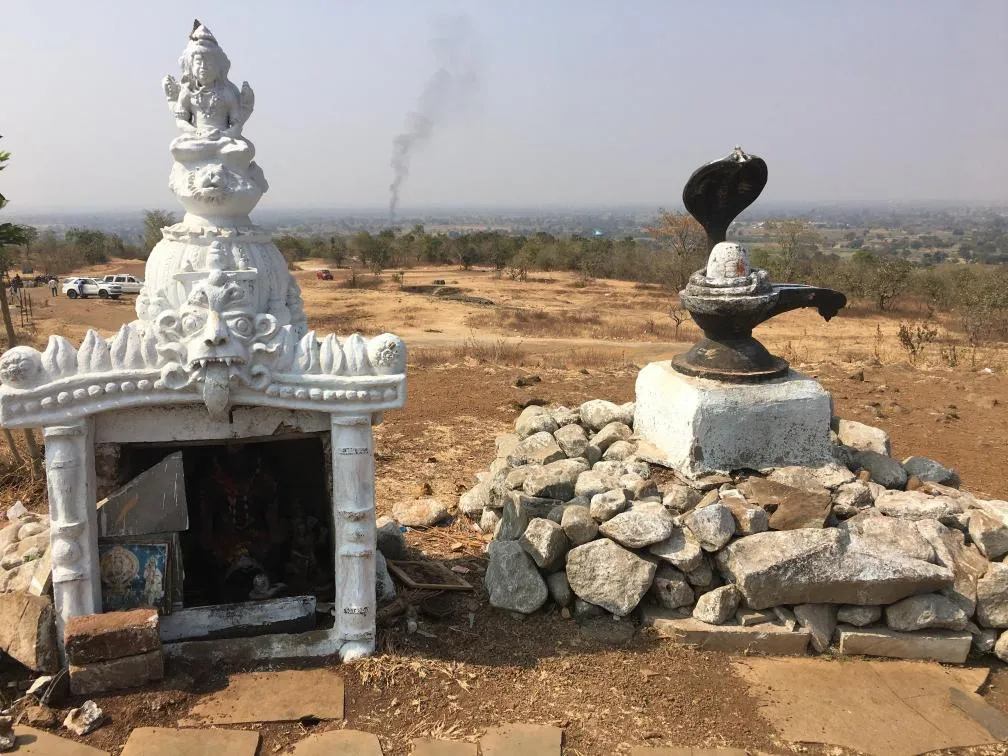 Lord shiva and Nandhi in ananthagiri hills